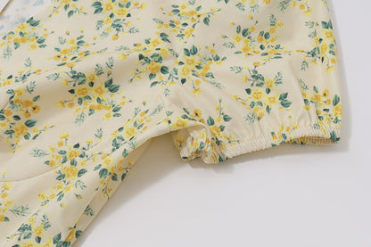 Yellow Floral Print