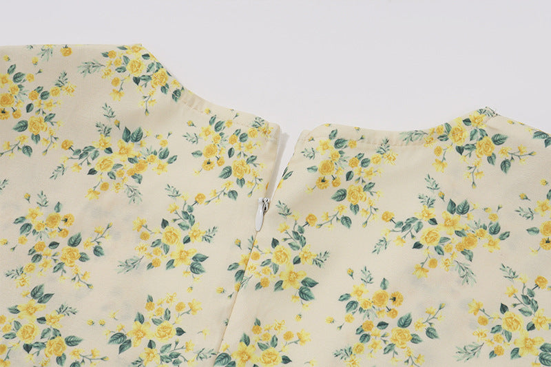 Yellow Floral Print