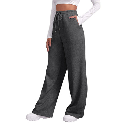 Wide Leg Fleece Lined Sweatpants