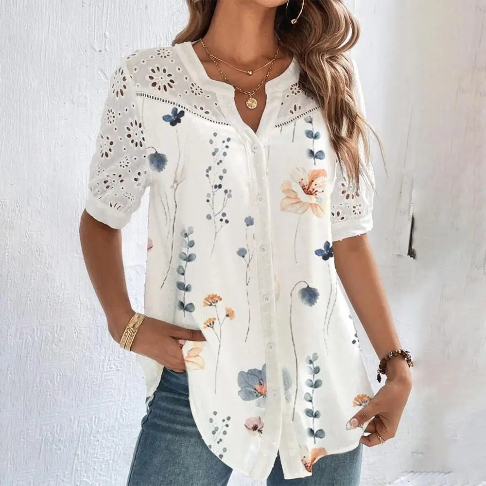 Casual Lace Shirt