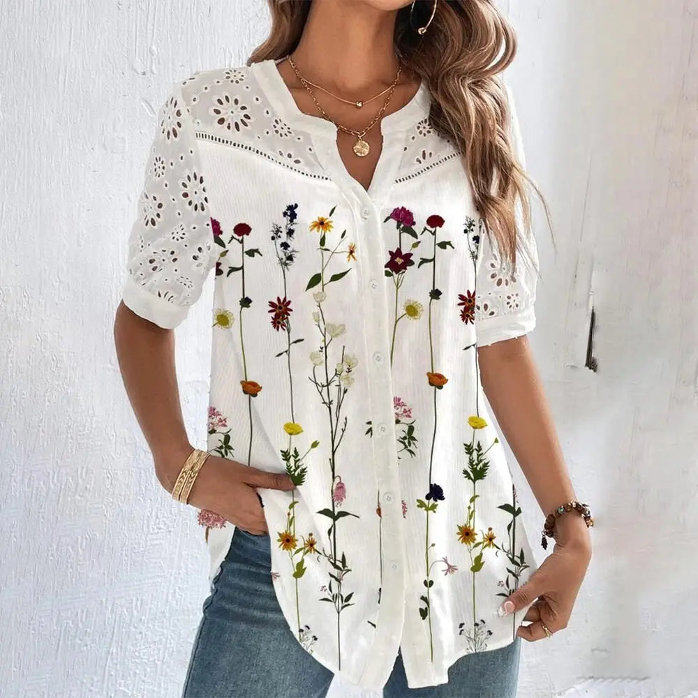 Casual Lace Shirt