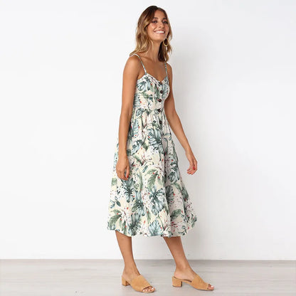 Boho Sexy Floral Dress