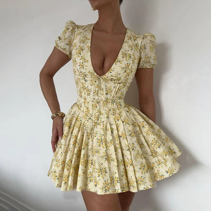 Yellow Floral Print