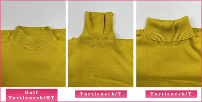 Jersey Knitwear Turtleneck