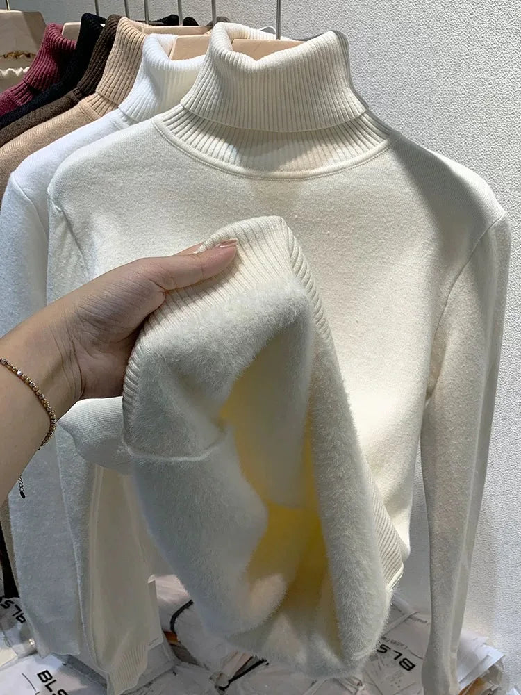 Jersey Knitwear Turtleneck