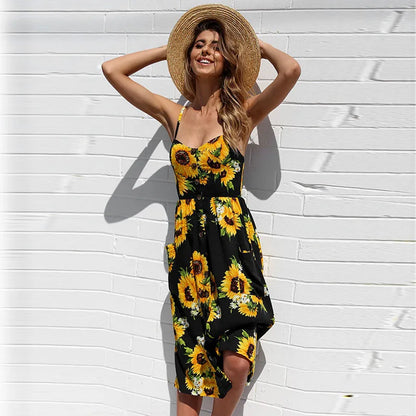 Boho Sexy Floral Dress