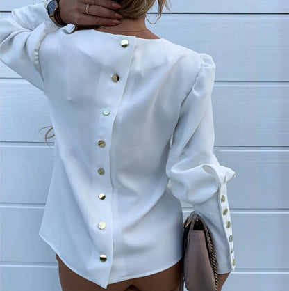 Metal Button Long Sleeve