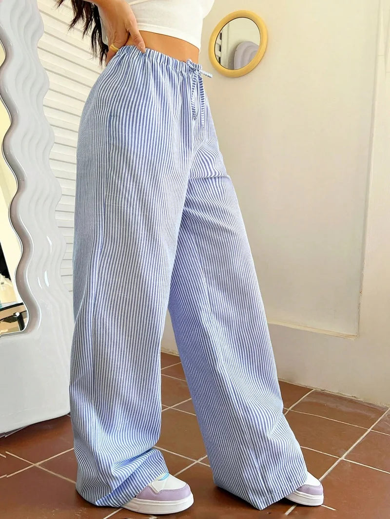 Striped Casual Pants