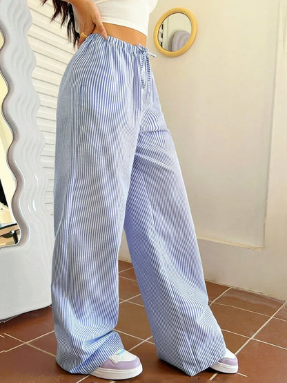 Striped Casual Pants