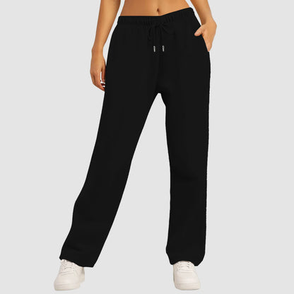 Wide Leg Fleece Lined Sweatpants