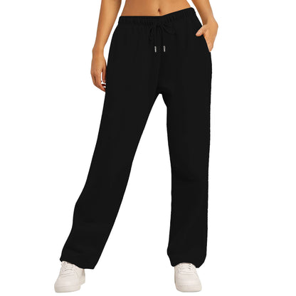 Wide Leg Fleece Lined Sweatpants