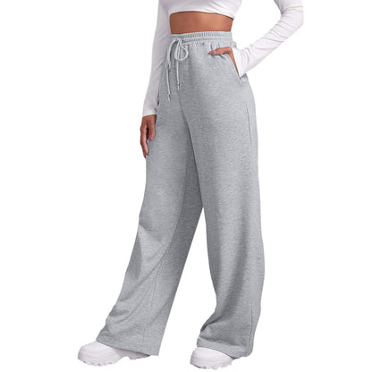 Wide Leg Fleece Lined Sweatpants