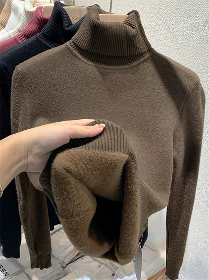 Jersey Knitwear Turtleneck