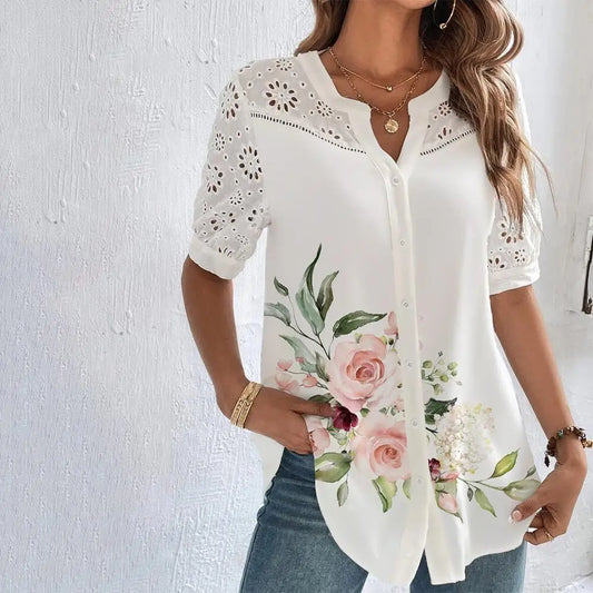 Casual Lace Shirt