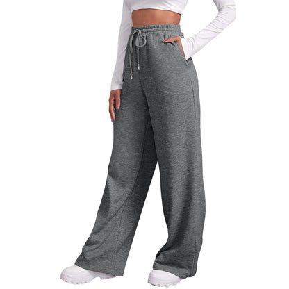 Wide Leg Fleece Lined Sweatpants