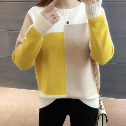 Patchwork Knitted Sweater