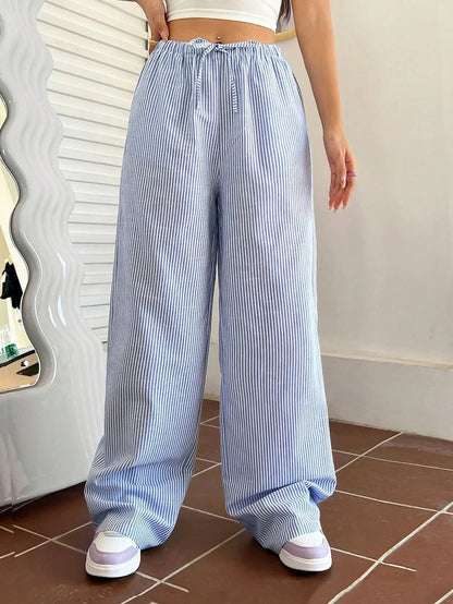 Striped Casual Pants