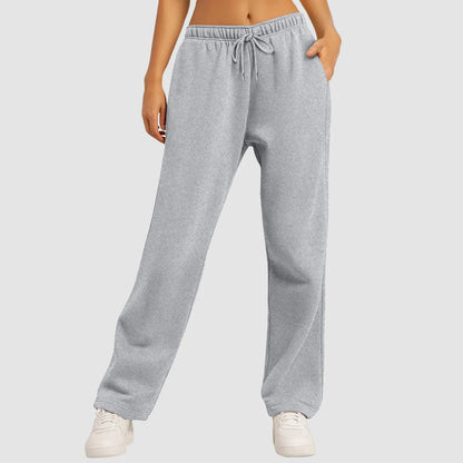 Wide Leg Fleece Lined Sweatpants