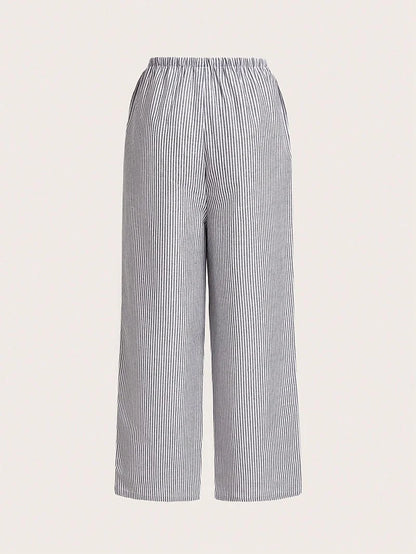 Striped Casual Pants